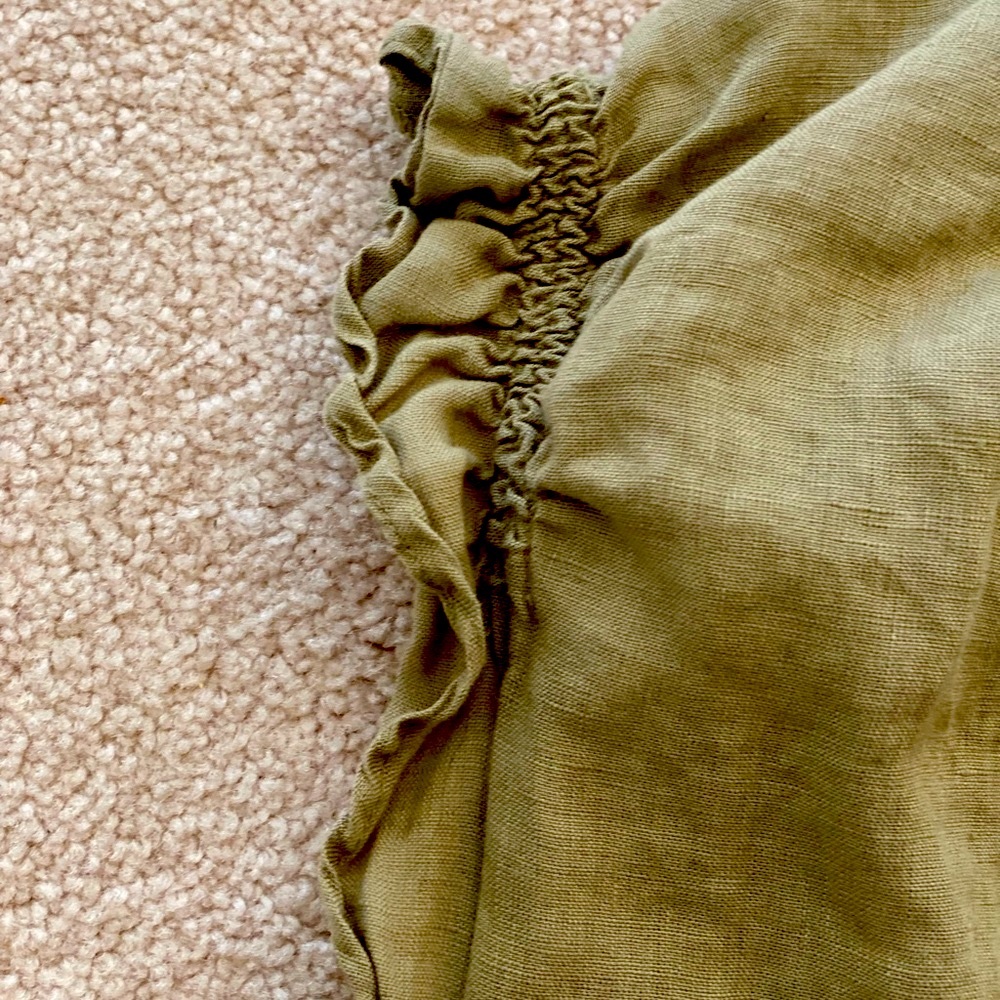 Anthropologie top , 100% linen